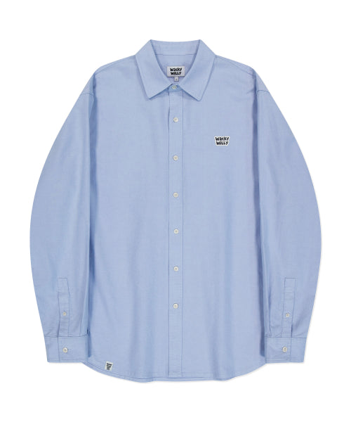 Kiki Oxford Long-Sleeved Shirt Blue