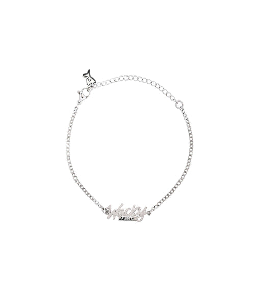 Handwriting bracelet silver
