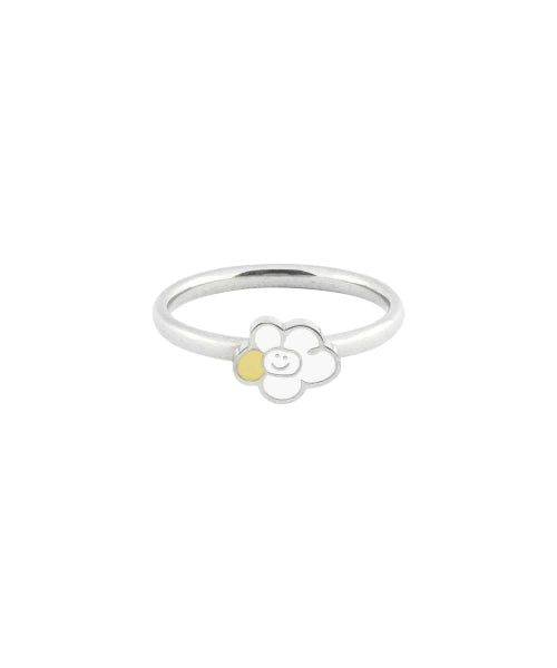 Lily Epoxy Ring White