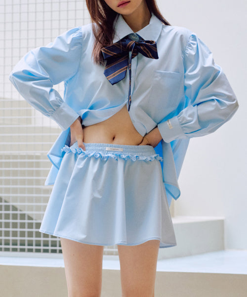 Giselle Skirt Pants [BLUE]