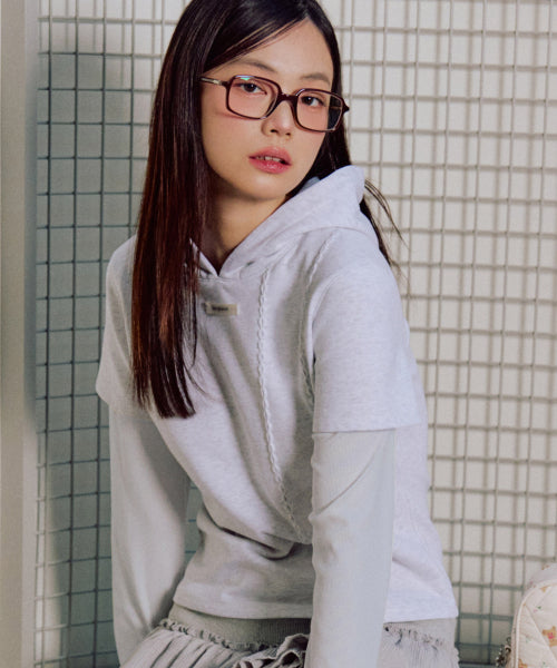 Erica Layered Hood [MELANGE]