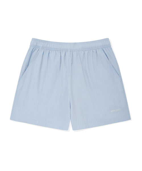 Women's Nylon Banding Shorts Sky Blue
