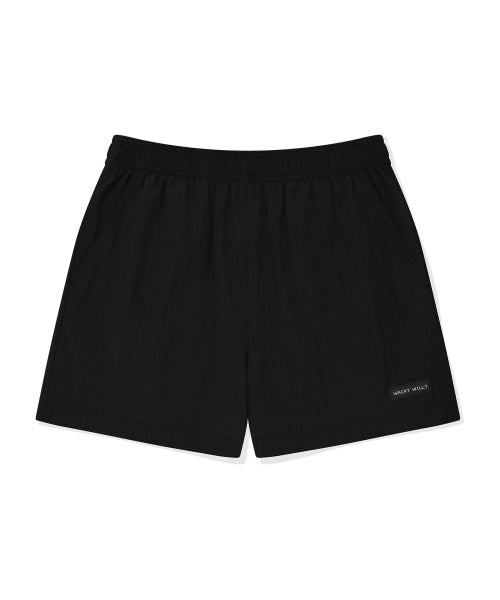 Women's Nylon Banding Shorts Black