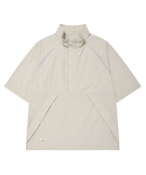 Half Sleeve Anorak Jumper Khaki