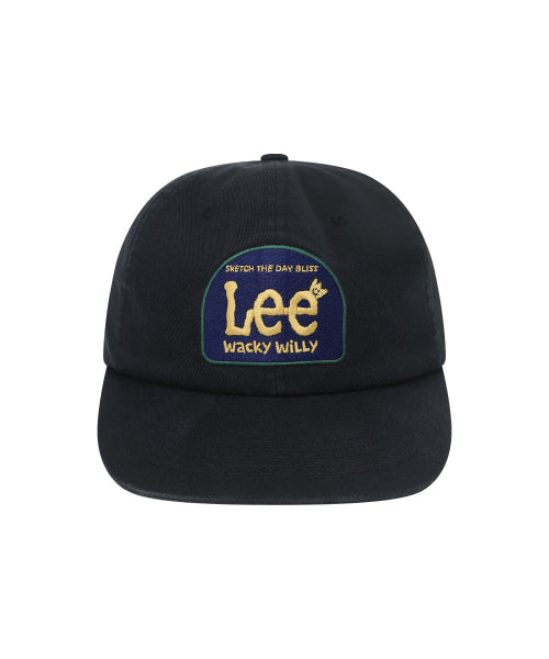 [Waki willi x Lee] Wappen ball cap black