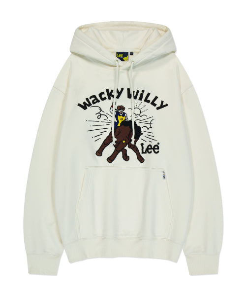 [Waki willi x Lee] Graphic hoodi cream