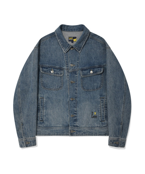 [Waki willi x Lee] Graphic denim jacket indigo
