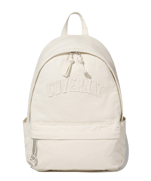 ARCH LOGO WASHED DENIM BACKPACK
