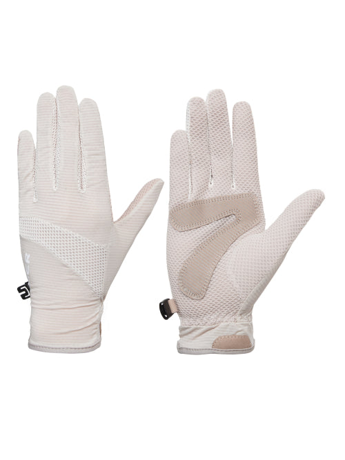 Iced on the lock long gloves W_CREAM BEIGE
