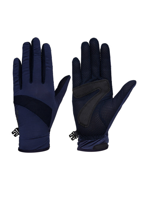 Ice on the Lock Long Gloves W_Carbon