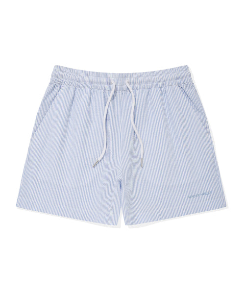Women's Stripe String Shorts Sky Blue