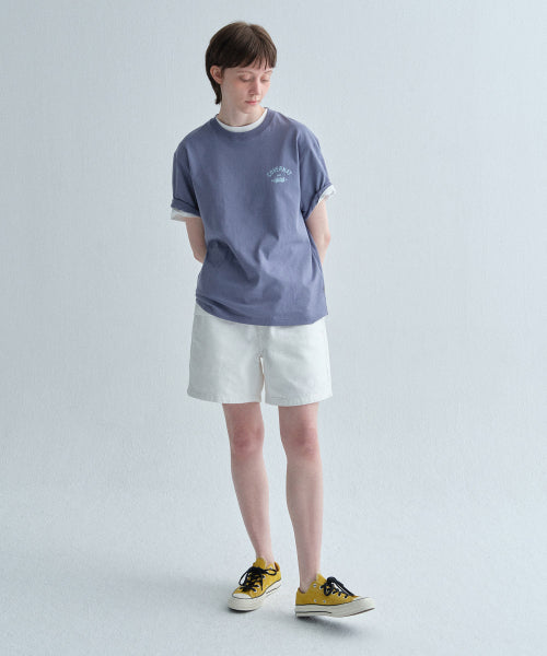 REGULAR-FIT SHORT DENIM SHORTS