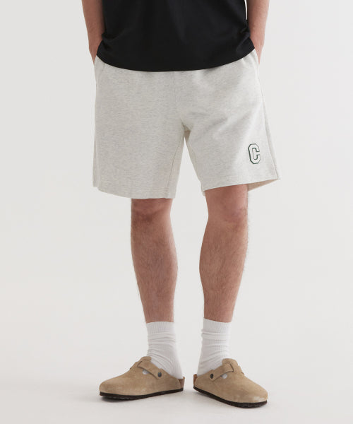REGULAR-FIT C LOGO SWEAT SHORTS