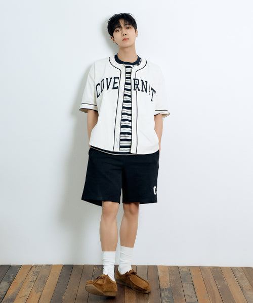 REGULAR-FIT C LOGO SWEAT SHORTS