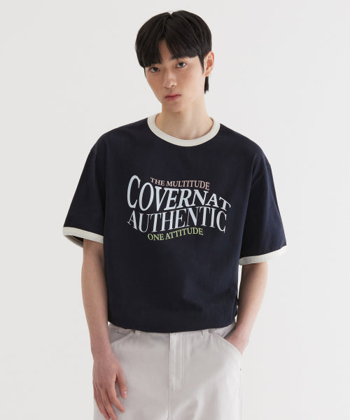 TYPOGRAPHIC RINGER T-SHIRT