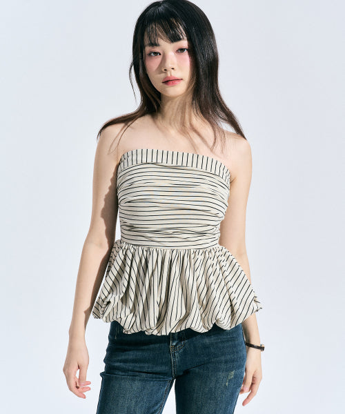 Bridget Balloon Bustier [STRIPE]