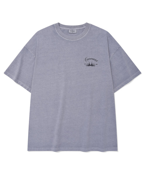 SURFER DYING GRAPHIC T-SHIRT