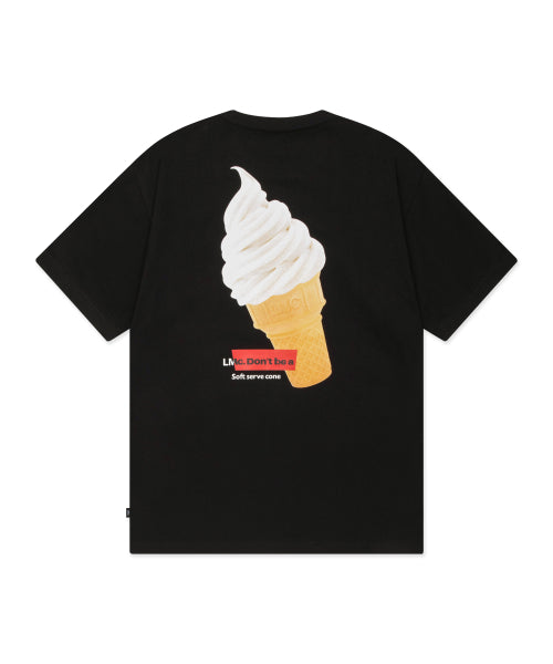 SOFT ICE CREAM TEE black