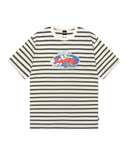 ANGEL STRIPE TEE off white
