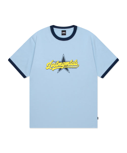 STAR RINGER TEE light blue