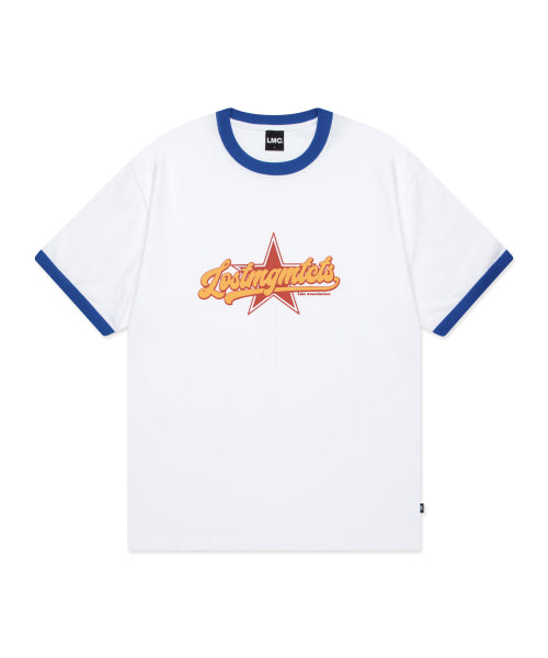STAR RINGER TEE white