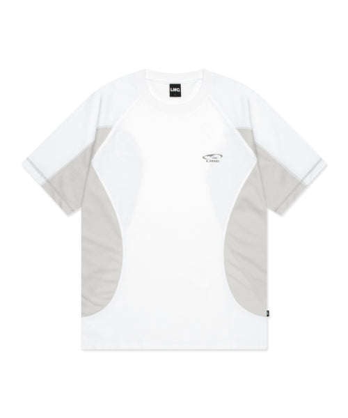 CURVED LINE TEE white