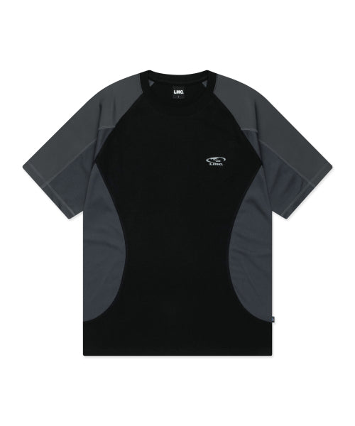 CURVED LINE TEE black