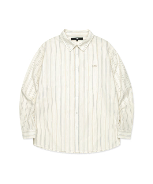 NEW CLASSIC LOGO SHEER SHIRT ivory