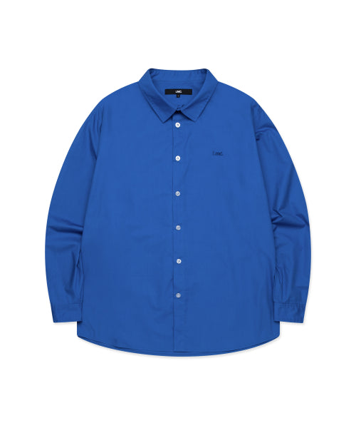 NEW CLASSIC LOGO SHEER SHIRT blue