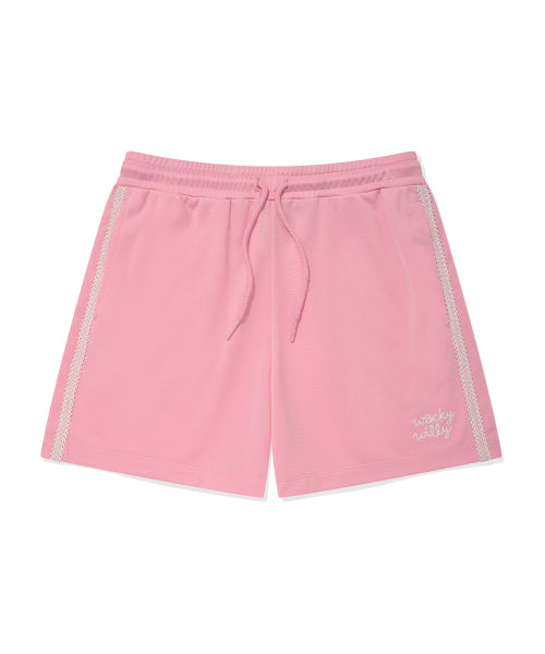 Women's track shorts pink