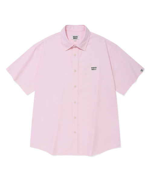 Wappen Oxford Short Sleeve Shirt Pink