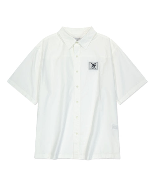Wappen Paper Short-Sleeved Shirt White