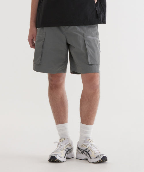 REGULAR-FIT TECH NYLON CARGO SHORTS
