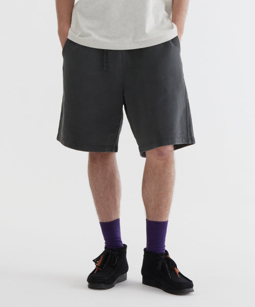 REGULAR-FIT SMALL AUTHENTIC LOGO DYING SWEAT SHORTS