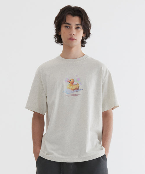 BUBBLE RUBBER DUCK GRAPHIC T-SHIRT