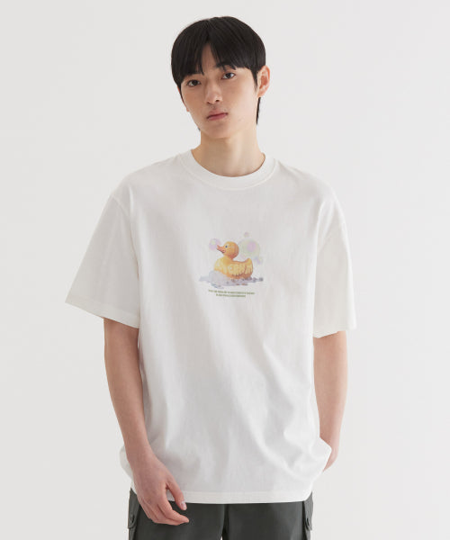BUBBLE RUBBER DUCK GRAPHIC T-SHIRT