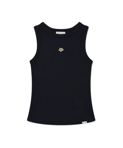 Women's Colorless Sleeveless Dark Navy