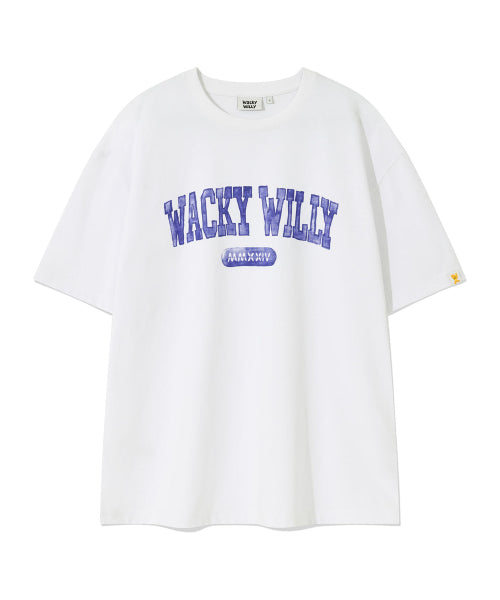 Archie typo short-sleeved T-shirt white
