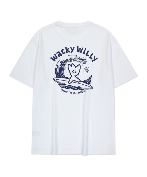 Surf Kiki Graphic Short Sleeve T-shirt White