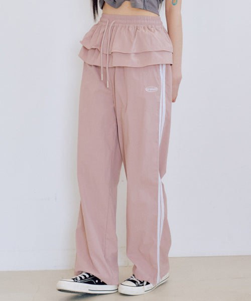 Nylon Tutu Sweat Pants [PINK]