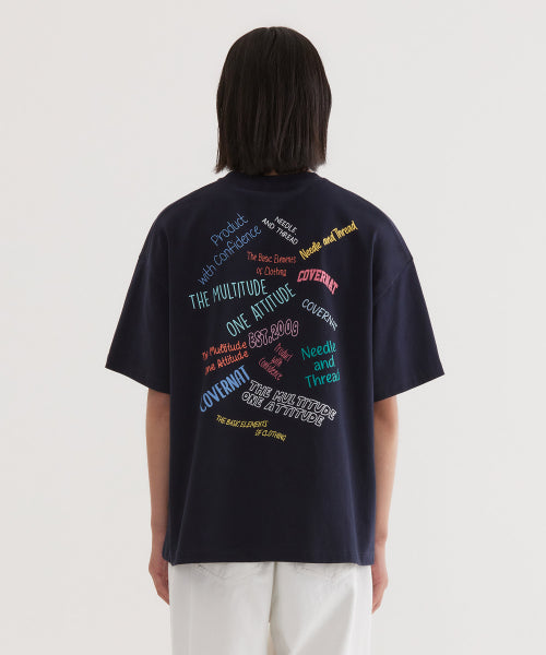 MULTI TYPOGRAPHIC T-SHIRT