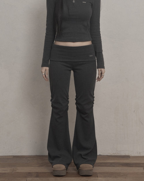 Vintage Bootcut pants (charcoal)
