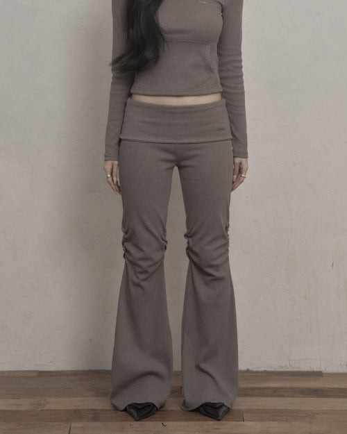 Vintage Bootcut pants (brown)