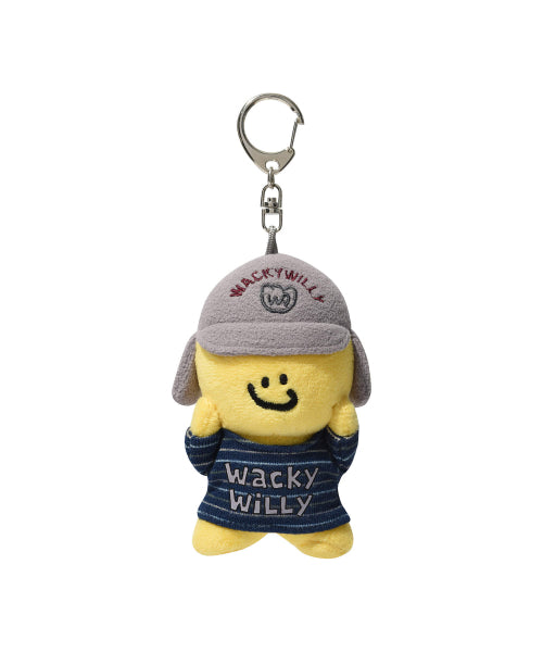Kiki trapper hat key ring yellow