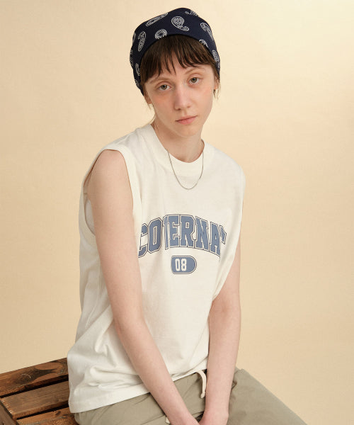 08 ARCH LOGO SLEEVELESS T-SHIRT