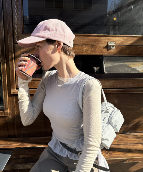 Lettering Ball Cap Pink FLOTFA1H17