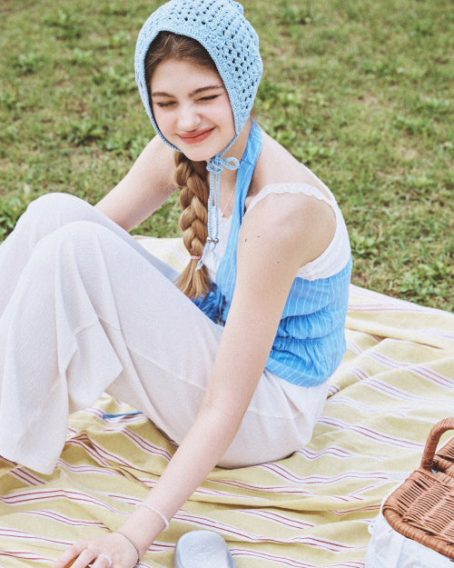 Knitwear Hair Scarf Blue FLOTFA2S20