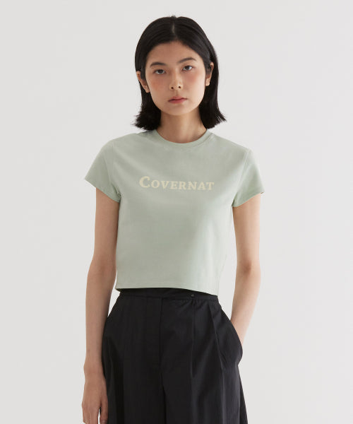 (W) AUTHENTIC LOGO BABY FIT T-SHIRT