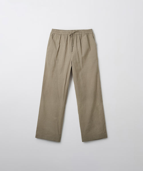 Linen wide banding pants_SPTCFA9C91