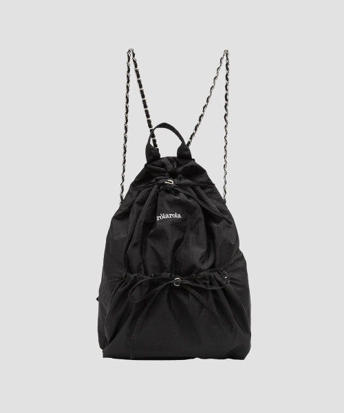 NYLON CHAIN BACKPACK BLACK